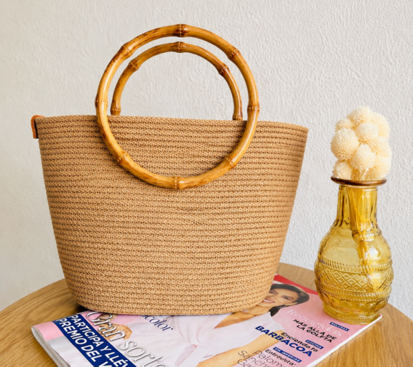Bolso de mano - Arena - Imagen 2
