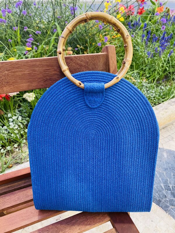 Bolso de mano - Azul Eléctrico - Imagen 3